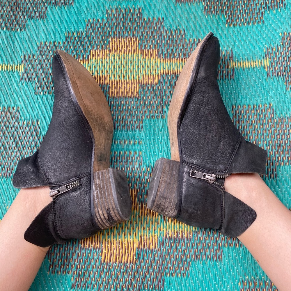 Seychelles Leather Snare Booties